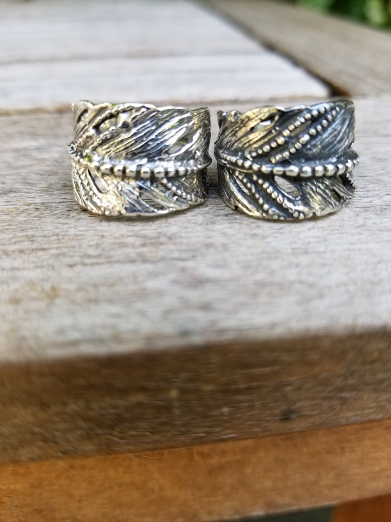 Sterling Leaf Ring - Aimeescloset.com