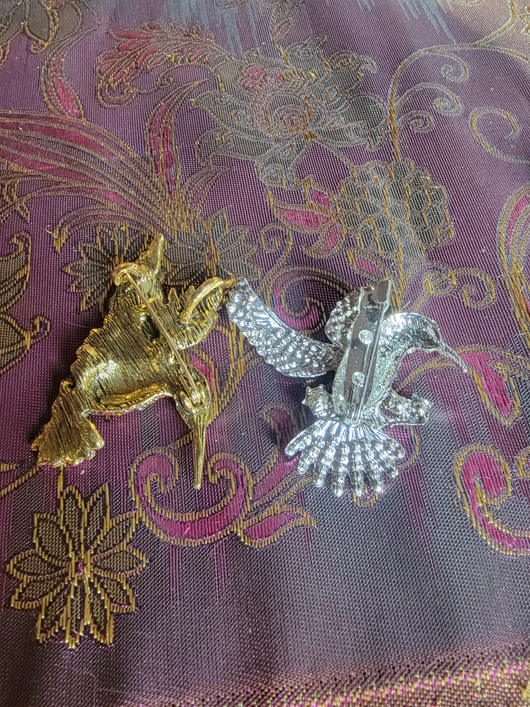 Birds In Flight Brooches