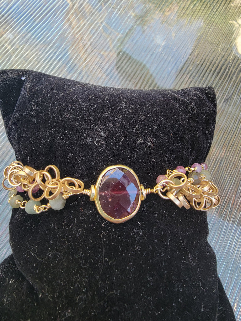 Pink Tourmaline Bracelet - Aimeescloset.com