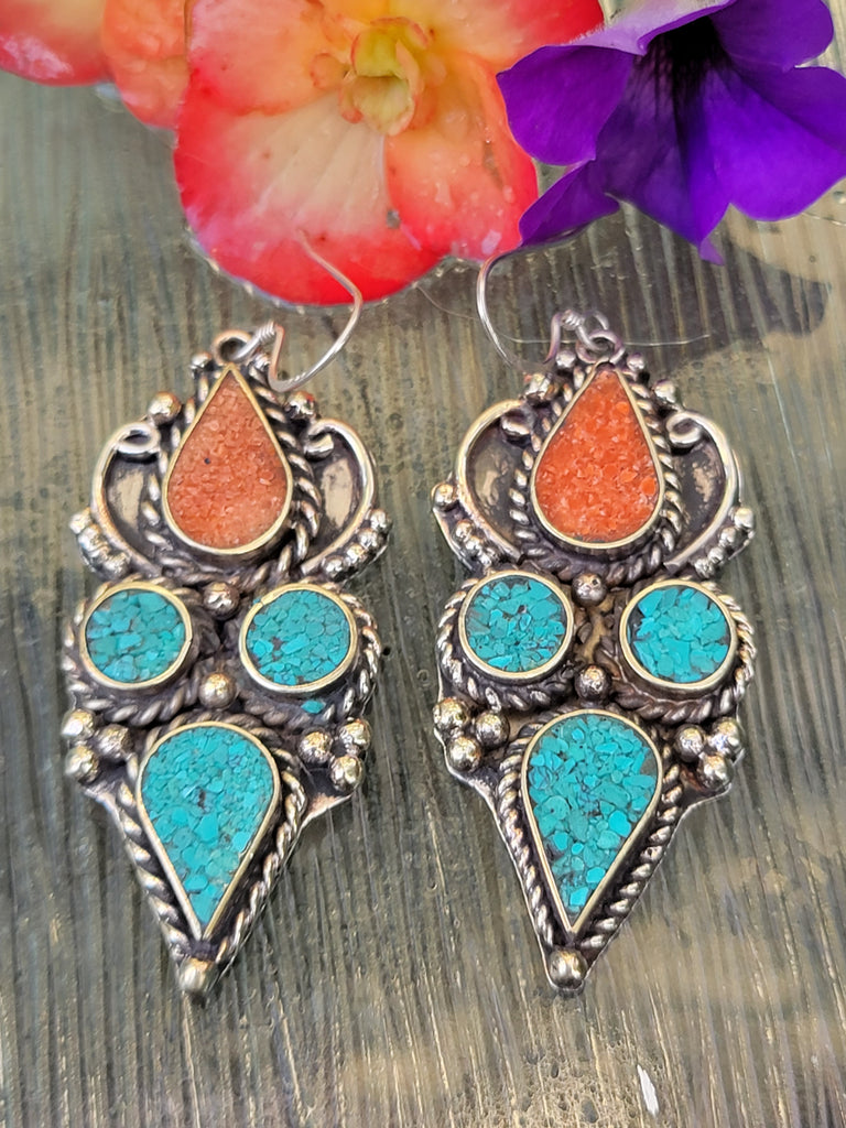 Classic Tibetan Earring - Aimeescloset.com