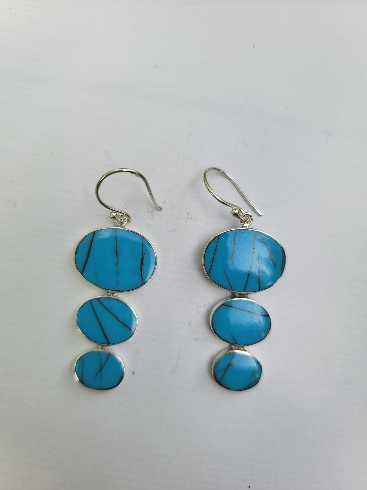 Turquoise and Sterling Earring - Aimeescloset.com